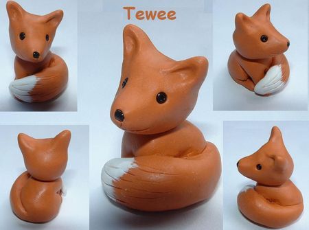 Tewee Clay Fox