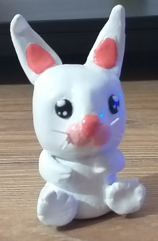 Clay Bunny figure